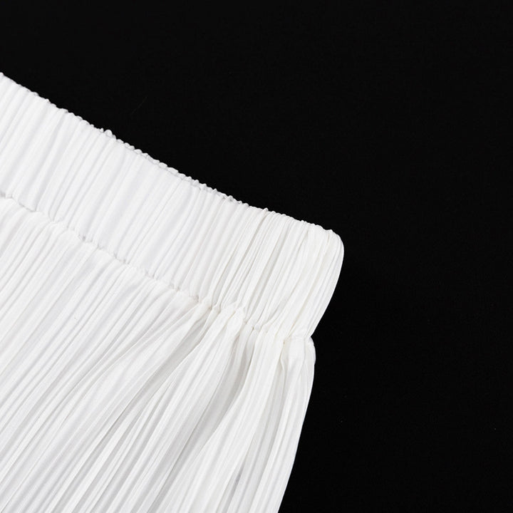 Camille Pleated Halter Set