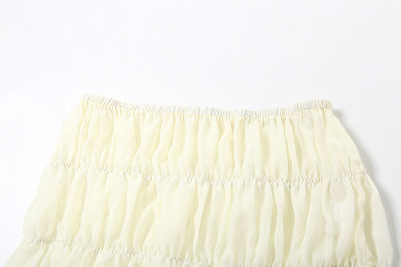 Alva Pleated Halter Mini Set