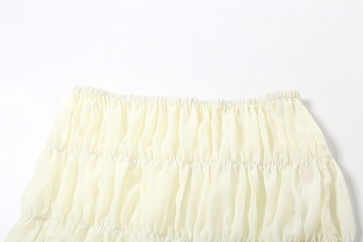 Alva Pleated Halter Mini Set