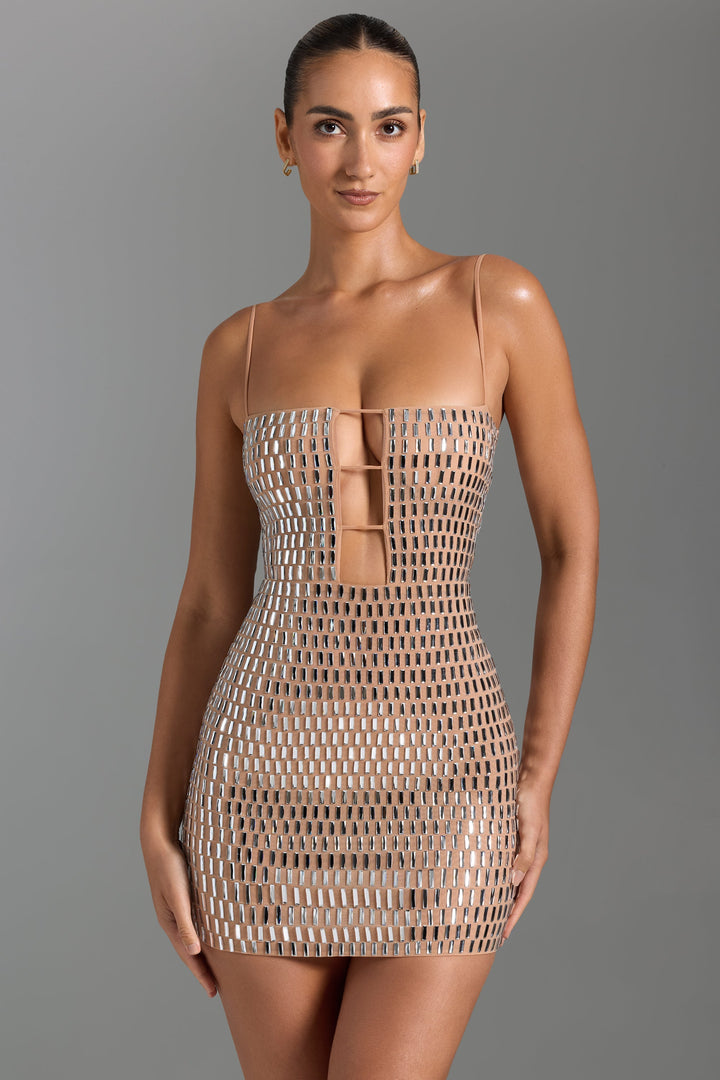 Raina Crystal Embellished Mini Dress