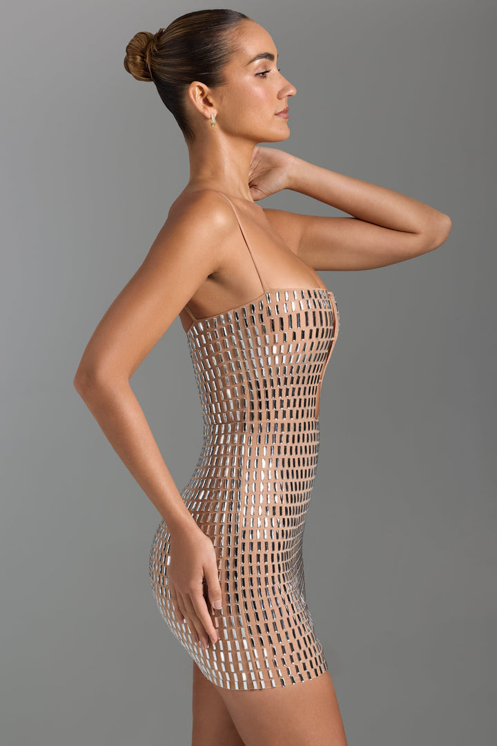Raina Crystal Embellished Mini Dress