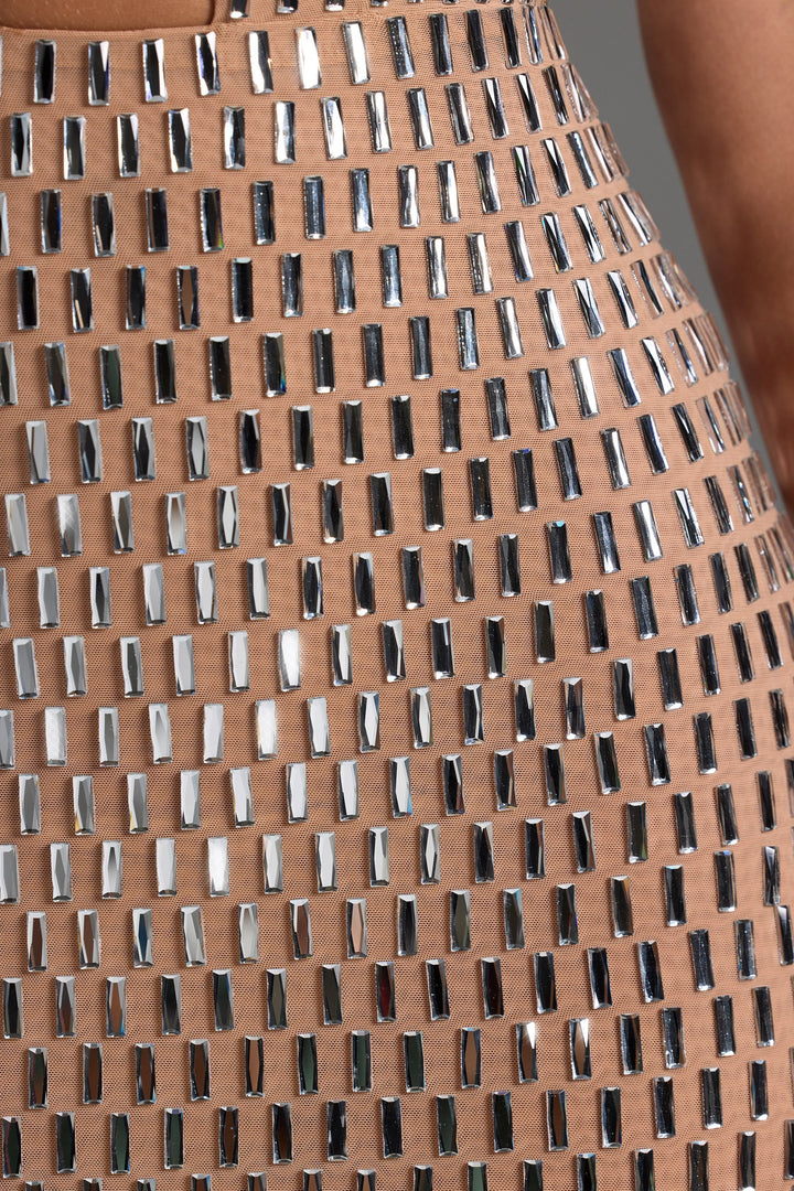 Raina Crystal Embellished Mini Dress