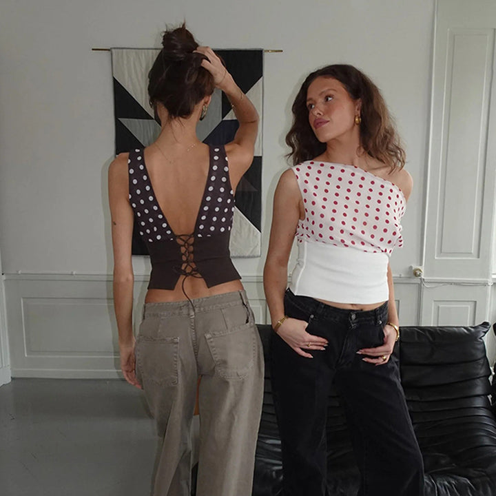 Sienna Polka Dot Top