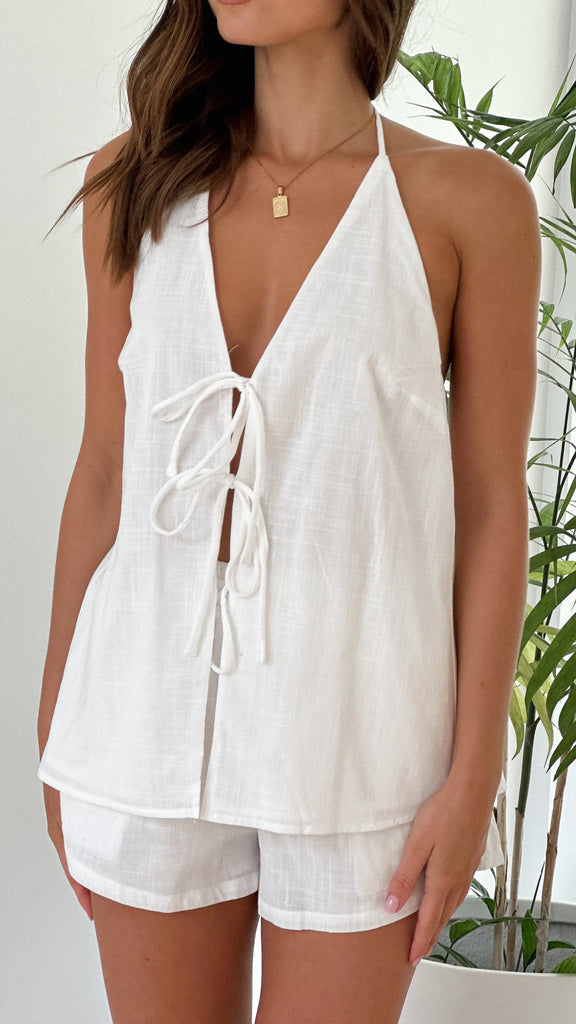 Elise Backless Top Set
