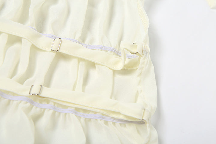 Alva Pleated Halter Mini Set