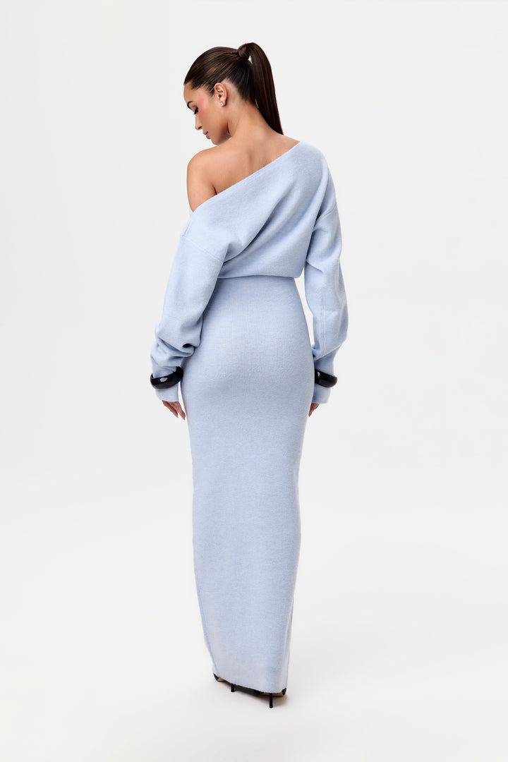 Cambri Off-Shoulder Knit  Maxi Dress