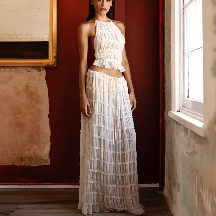 Florence Chiffon Beach Set