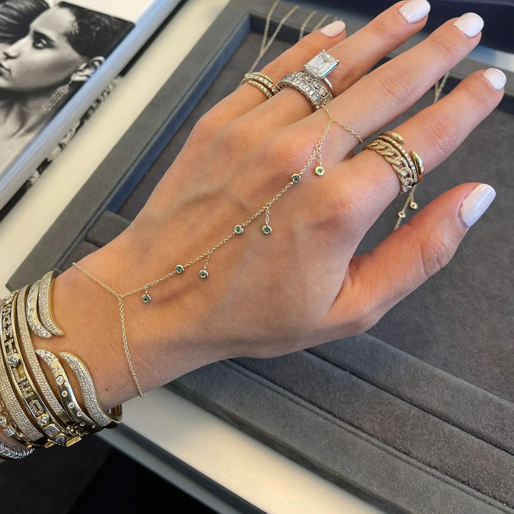 Hollis Tassel Hand Chain Bracelet