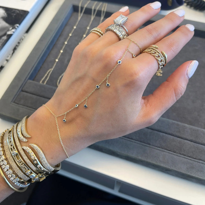 Hollis Tassel Hand Chain Bracelet