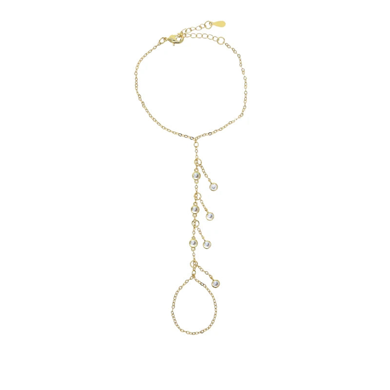 Hollis Tassel Hand Chain Bracelet