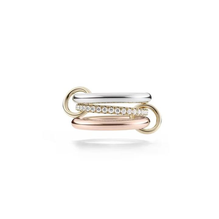 Gianna Interlocked Stone Rings