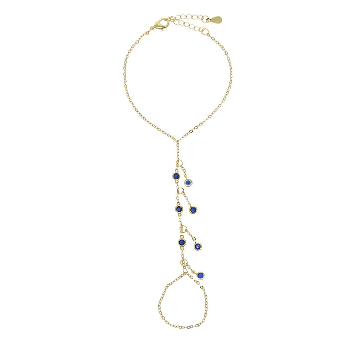 Hollis Tassel Hand Chain Bracelet