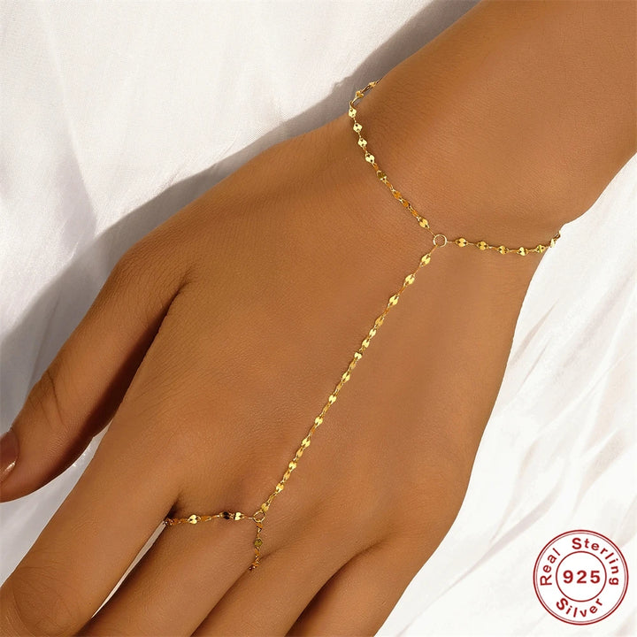 Aurelia Coin Point Hand Chain