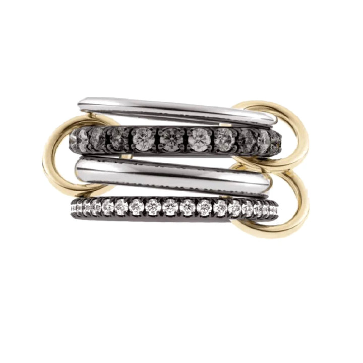 Gianna Interlocked Stone Rings