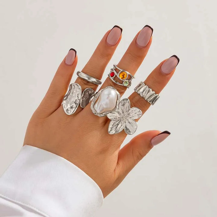 Isla 6 Piece Spring Ring Set
