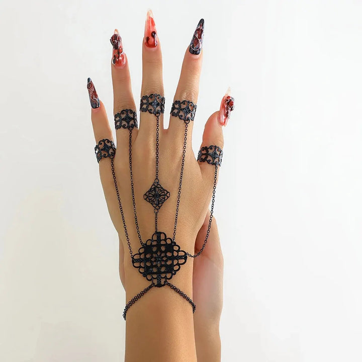Sloan Finger Chain Butterfly Bracelet