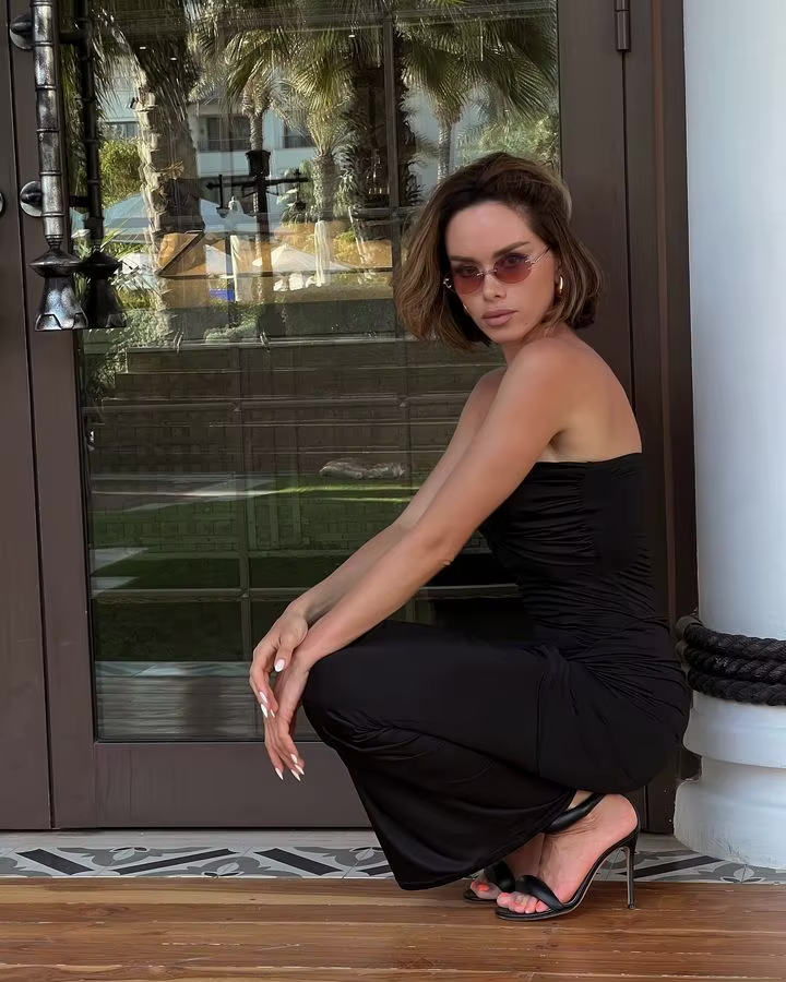 Ingrid Ruched Maxi Gown