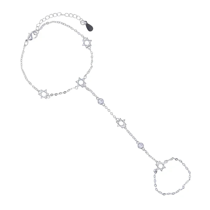 Skylar 6 Point Star Hand Chain