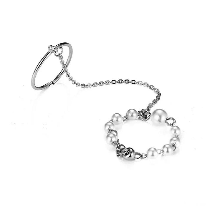 Zelda Pearl Chain Link Rings