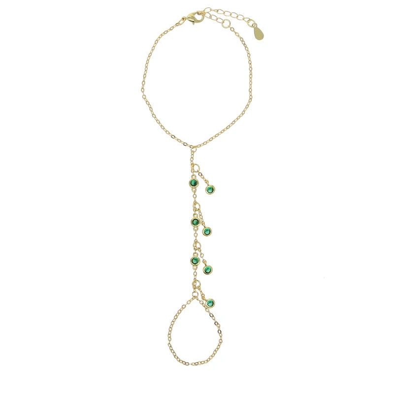 Hollis Tassel Hand Chain Bracelet