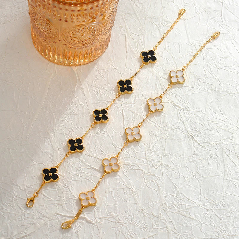 Cary Four Leaf Clover Charm Bracelet