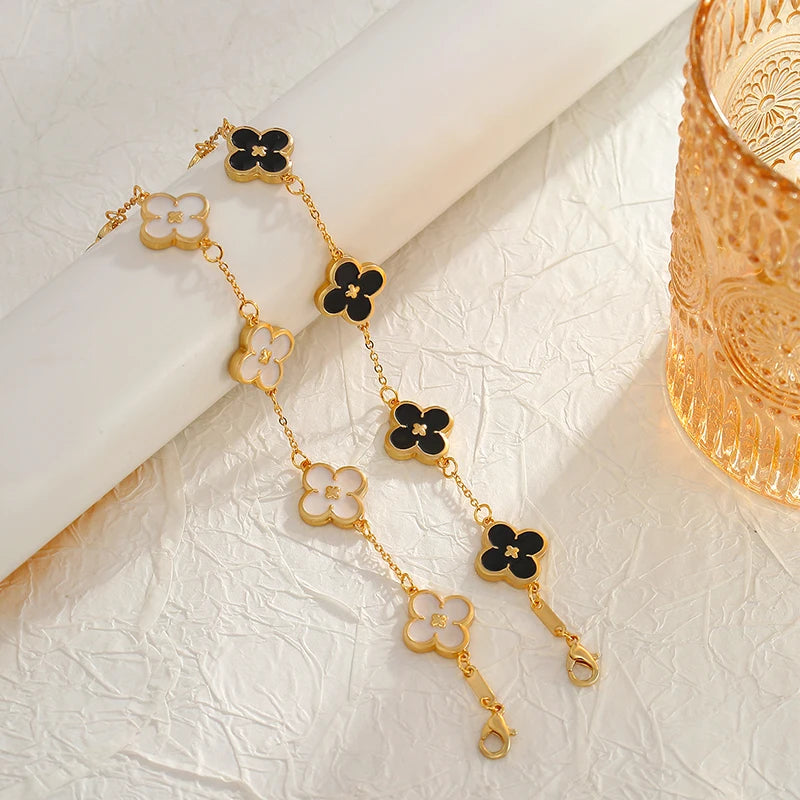 Cary Four Leaf Clover Charm Bracelet
