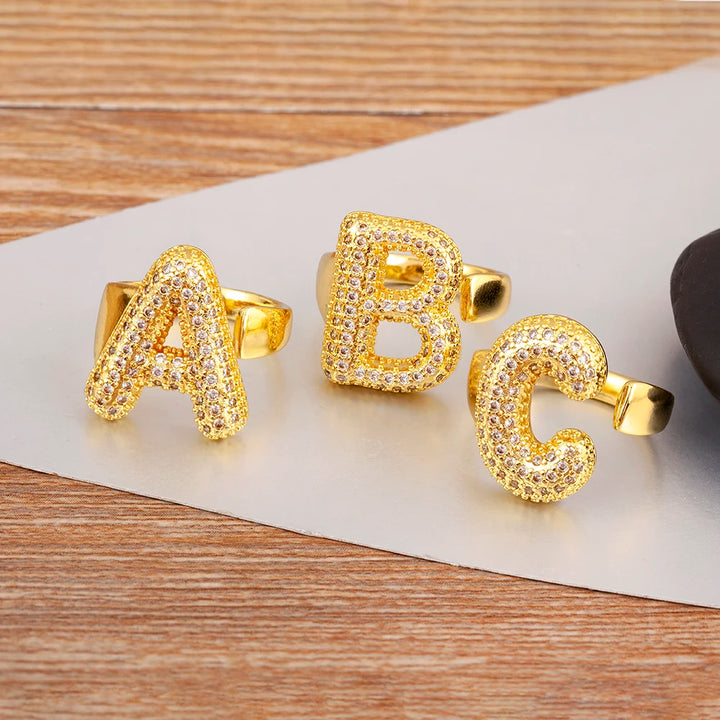Rosa Letter Ring