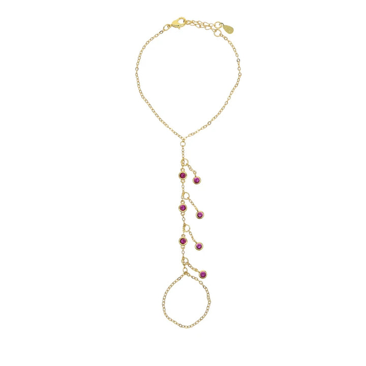 Hollis Tassel Hand Chain Bracelet