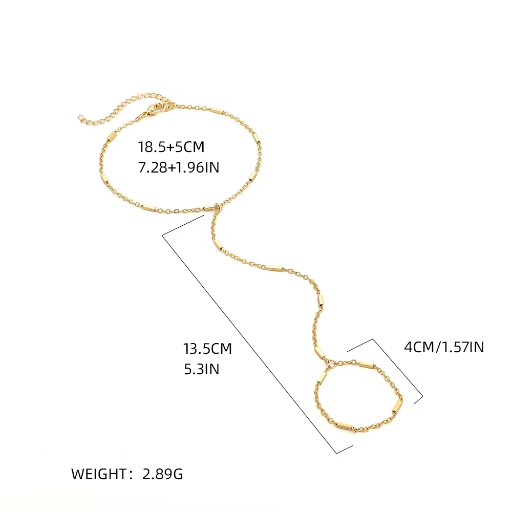 Jovie Bar Point Hand Chain