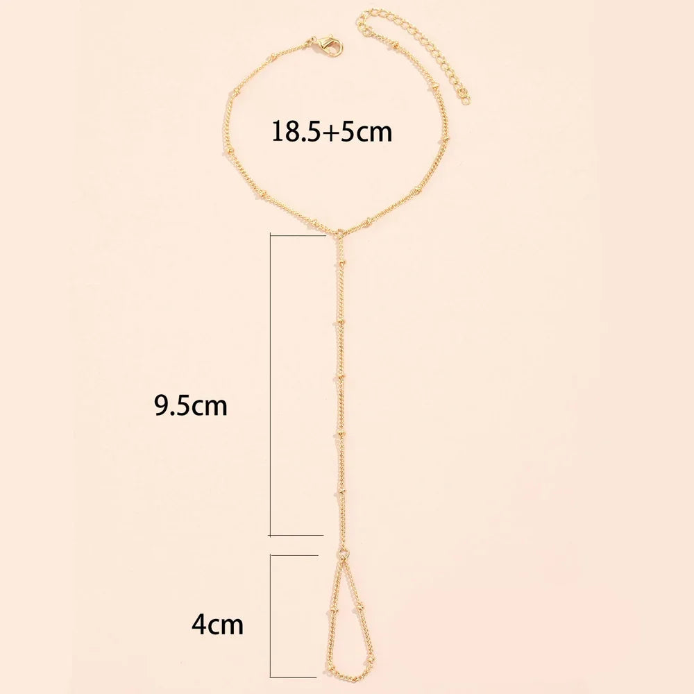 Jovie Bar Point Hand Chain