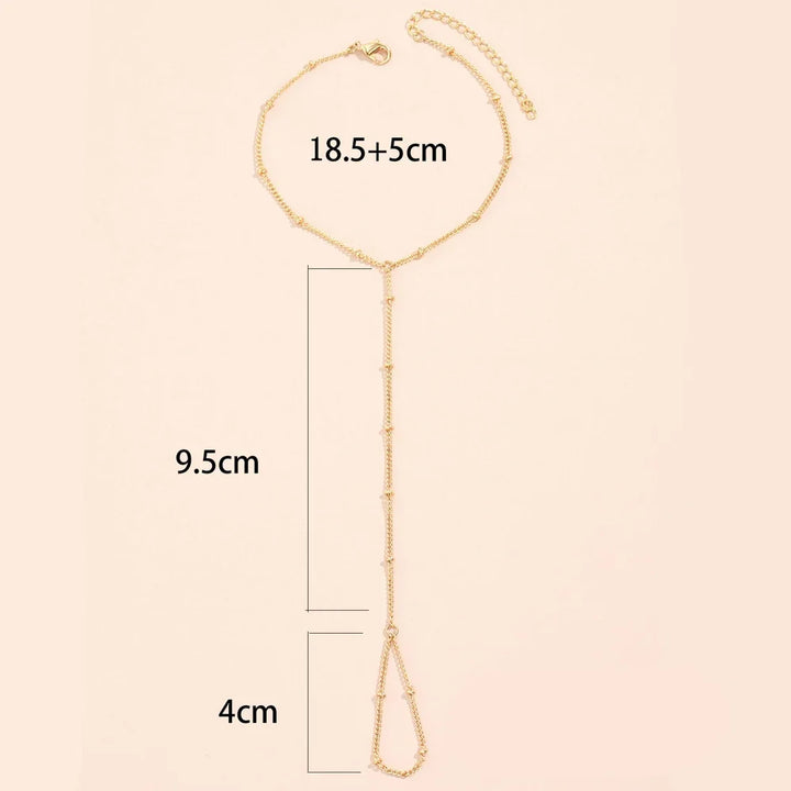 Jovie Bar Point Hand Chain