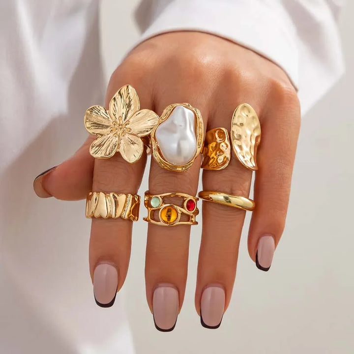 Isla 6 Piece Spring Ring Set