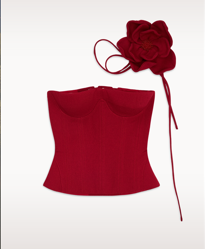 Lila Strapless Corset Skirt Set