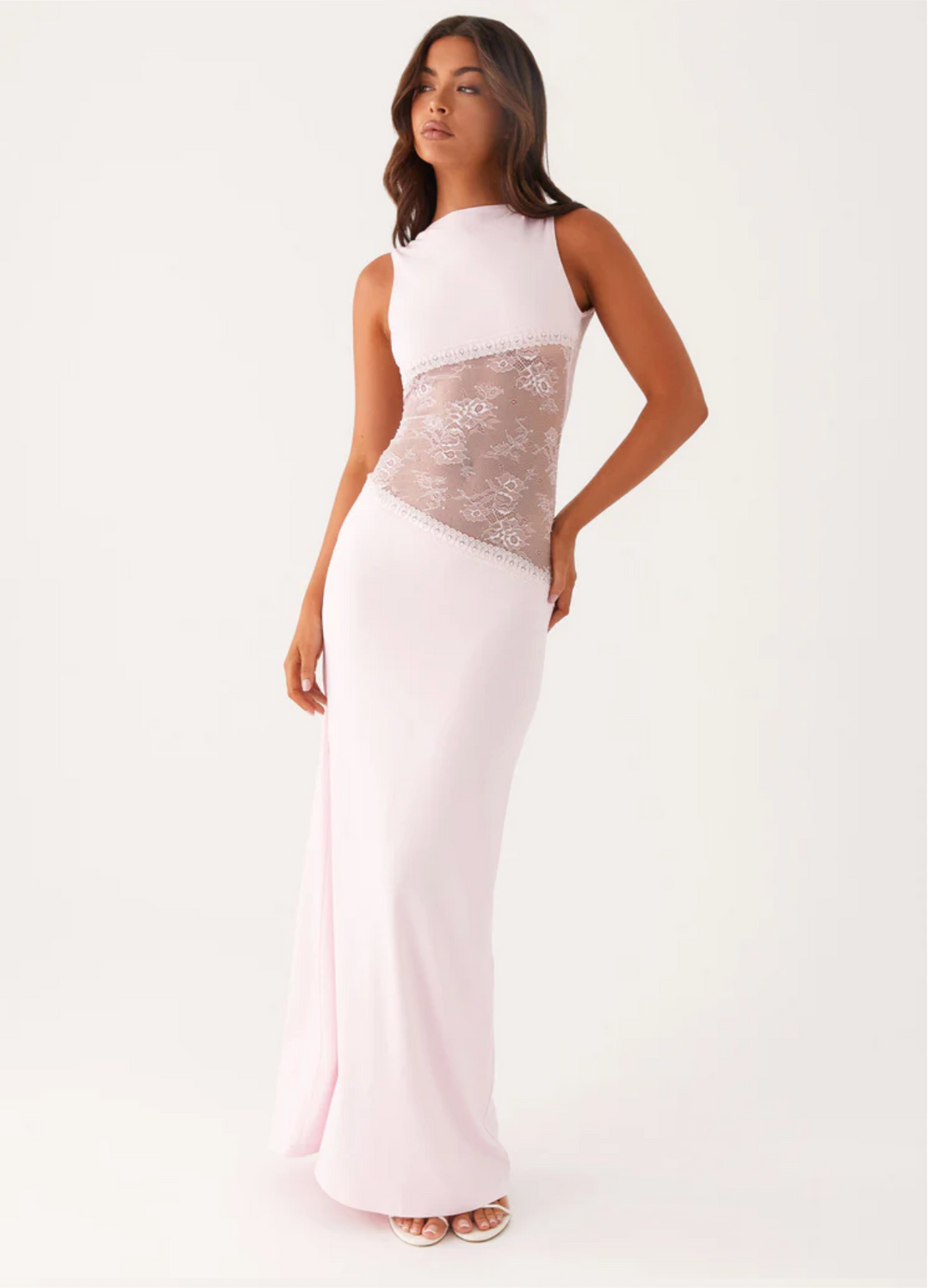 Romy Lace Waist Maxi Dress