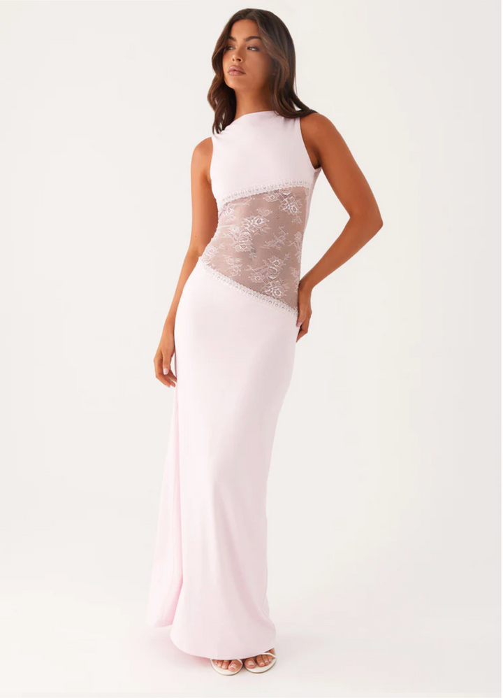 Romy Lace Waist Maxi Dress