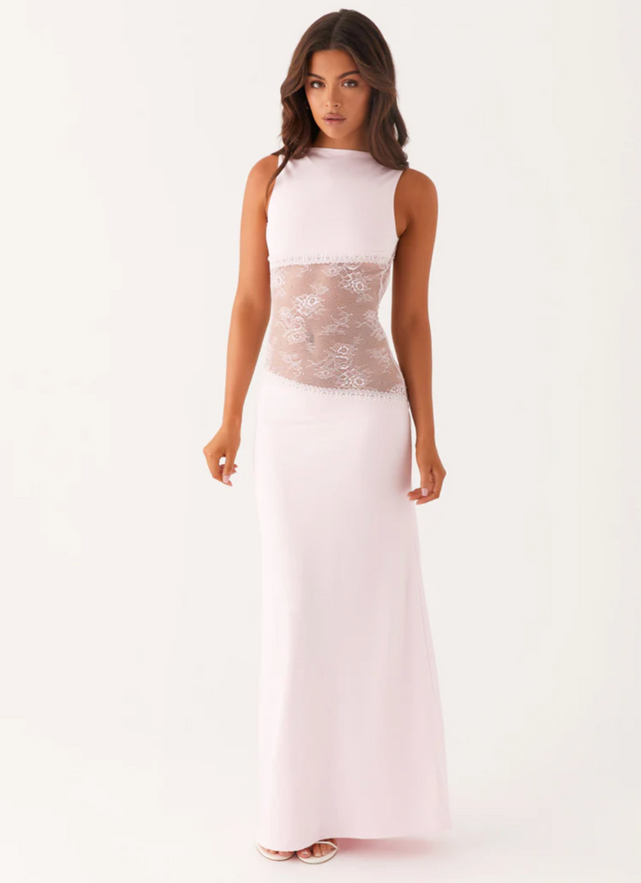 Romy Lace Waist Maxi Dress