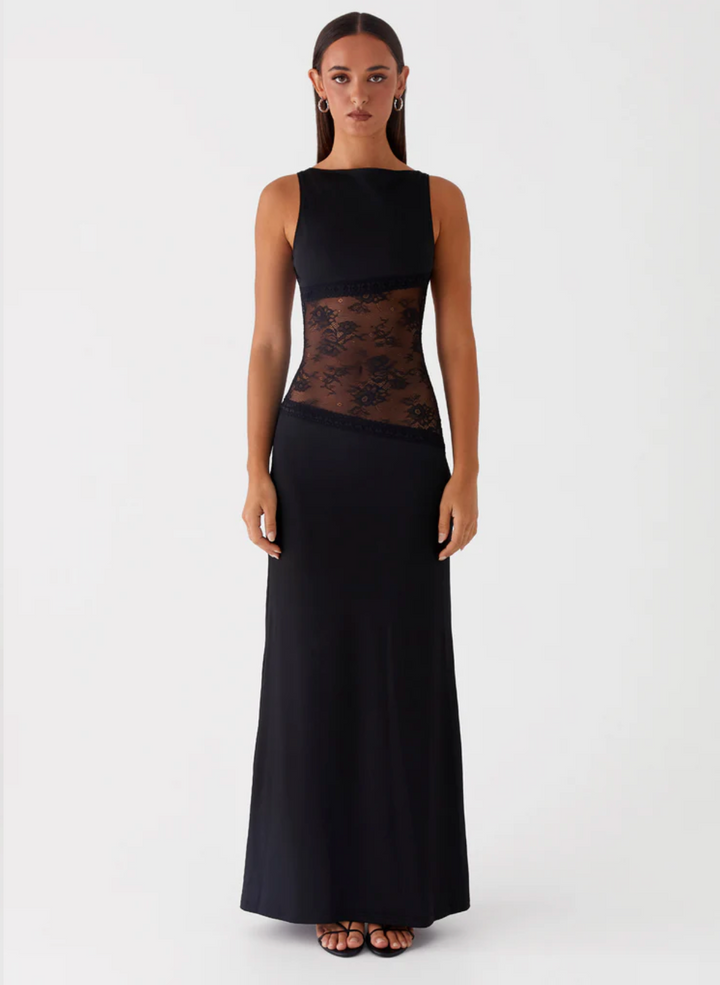 Romy Lace Waist Maxi Dress