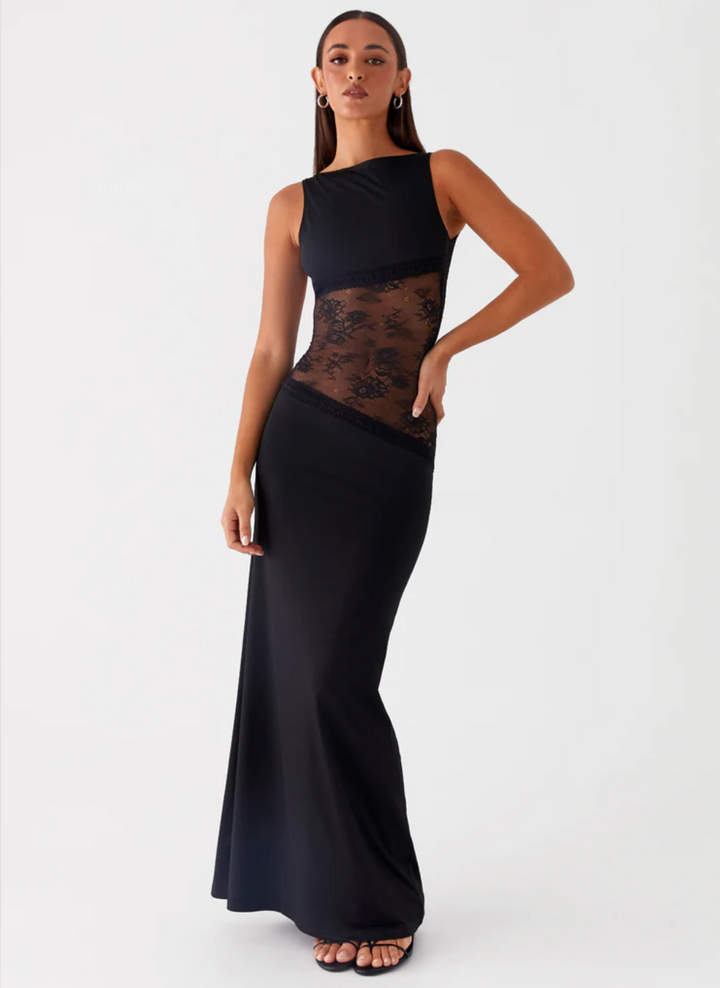 Romy Lace Waist Maxi Dress