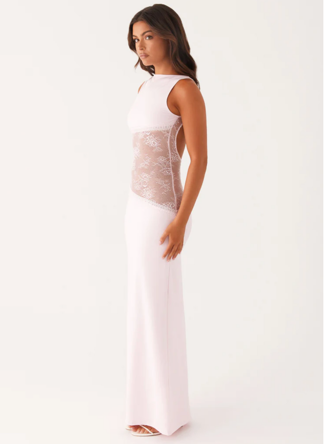 Romy Lace Waist Maxi Dress