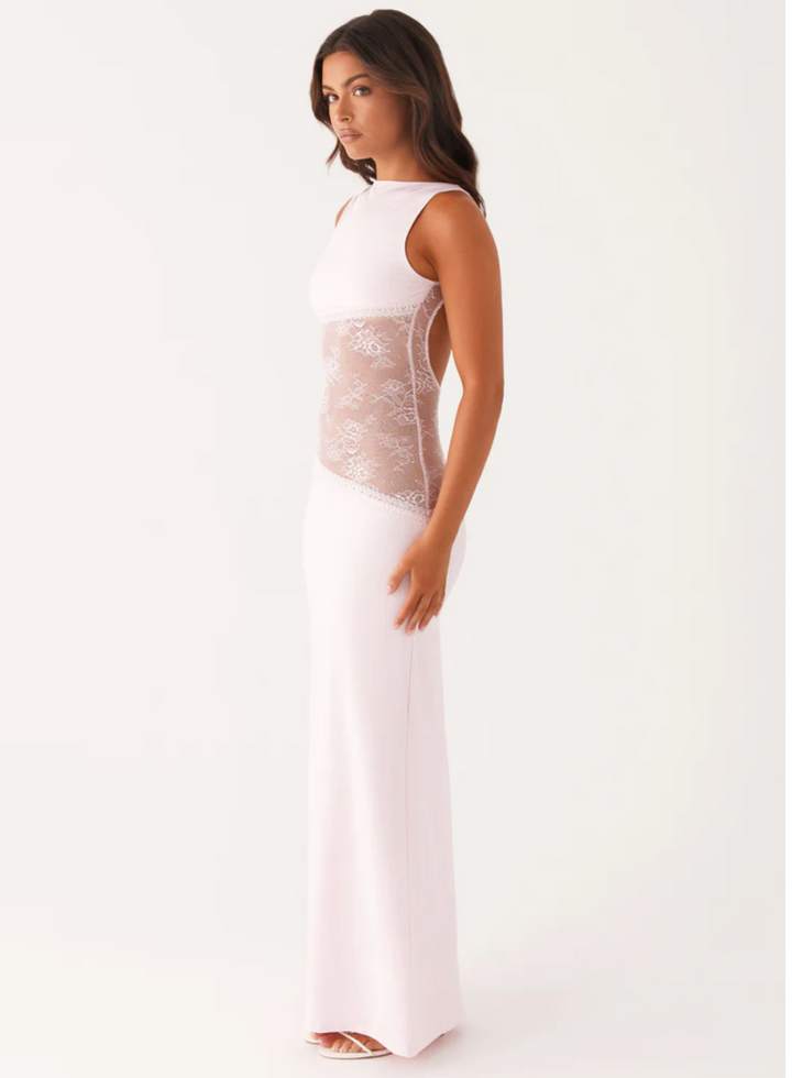 Romy Lace Waist Maxi Dress