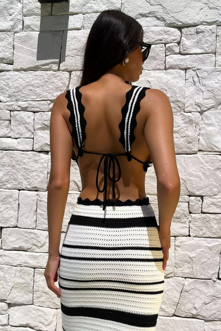 Thea Striped Knit Co-ord Set