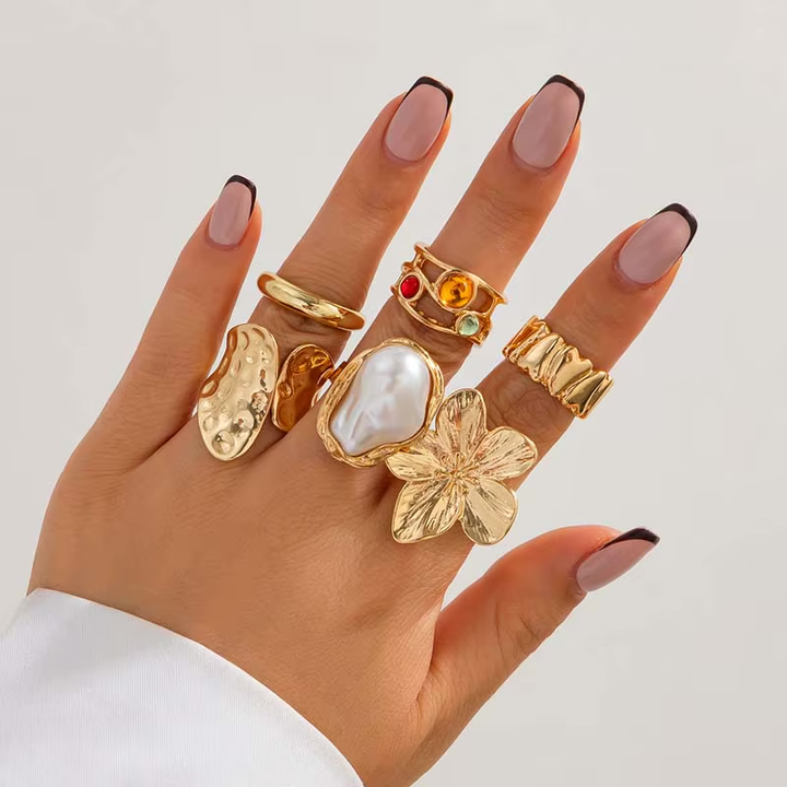 Isla 6 Piece Spring Ring Set