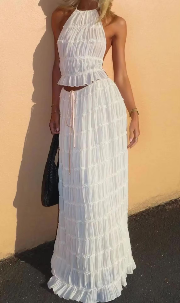 Florence Chiffon Beach Set