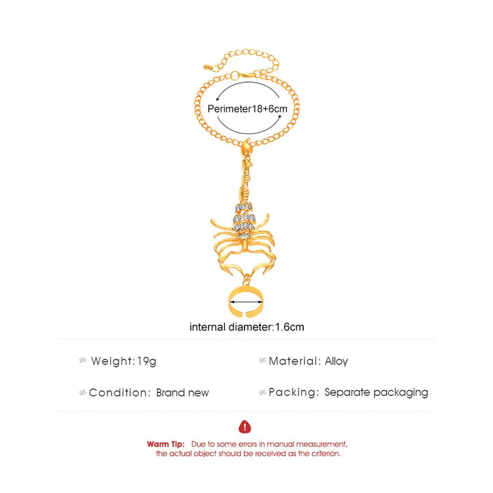Scorpio Hand Chain