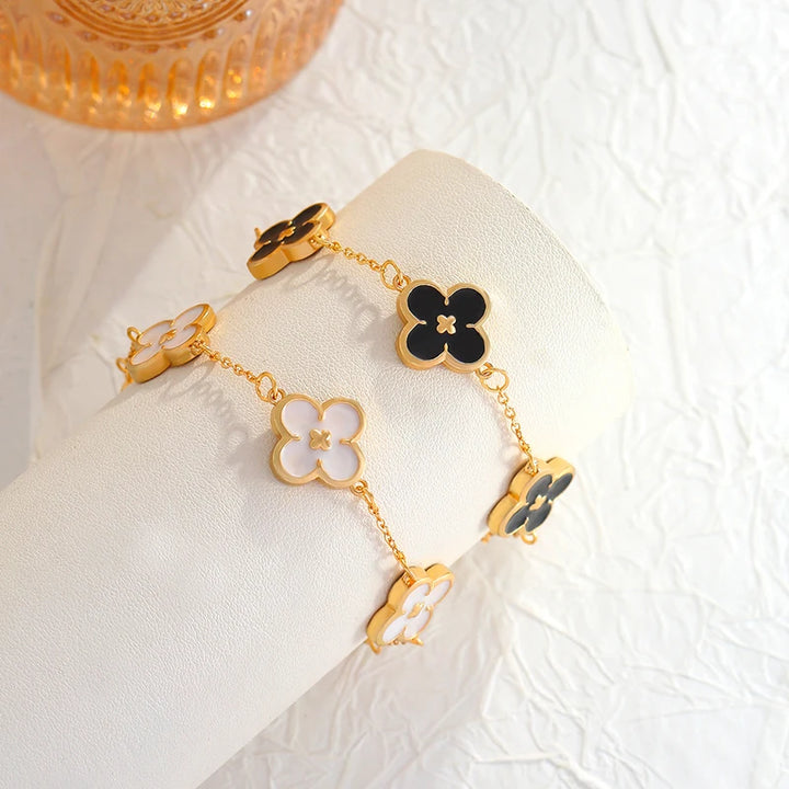 Cary Four Leaf Clover Charm Bracelet
