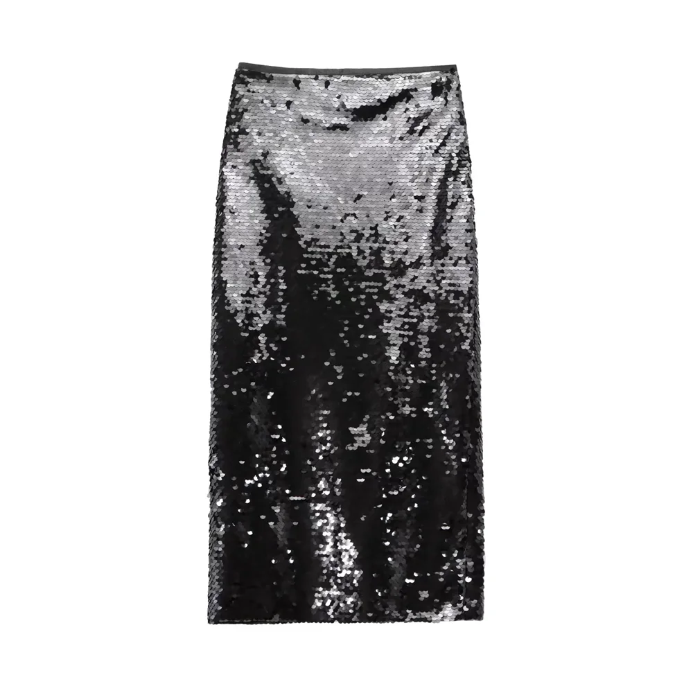 Remi Sequined Midi Skirt