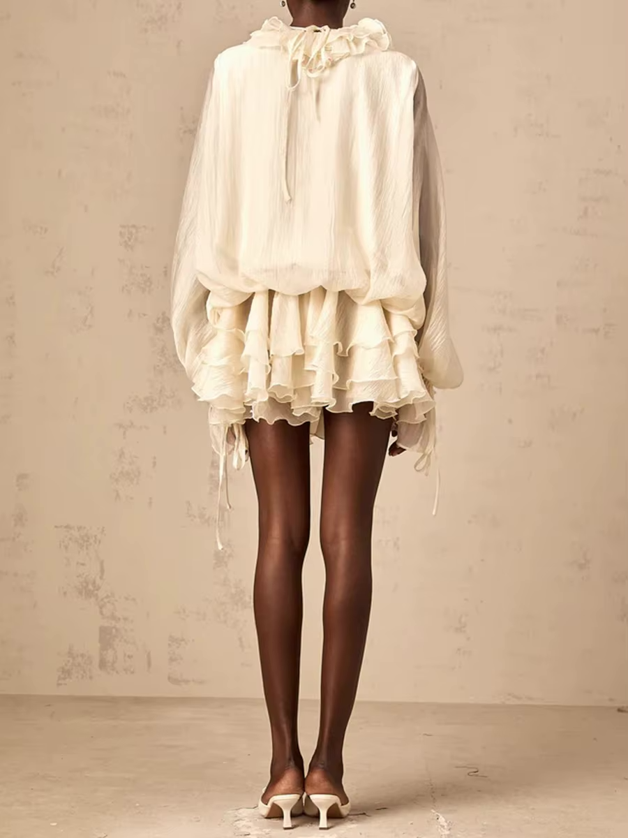 Irina Floral Tiered Mini Dress