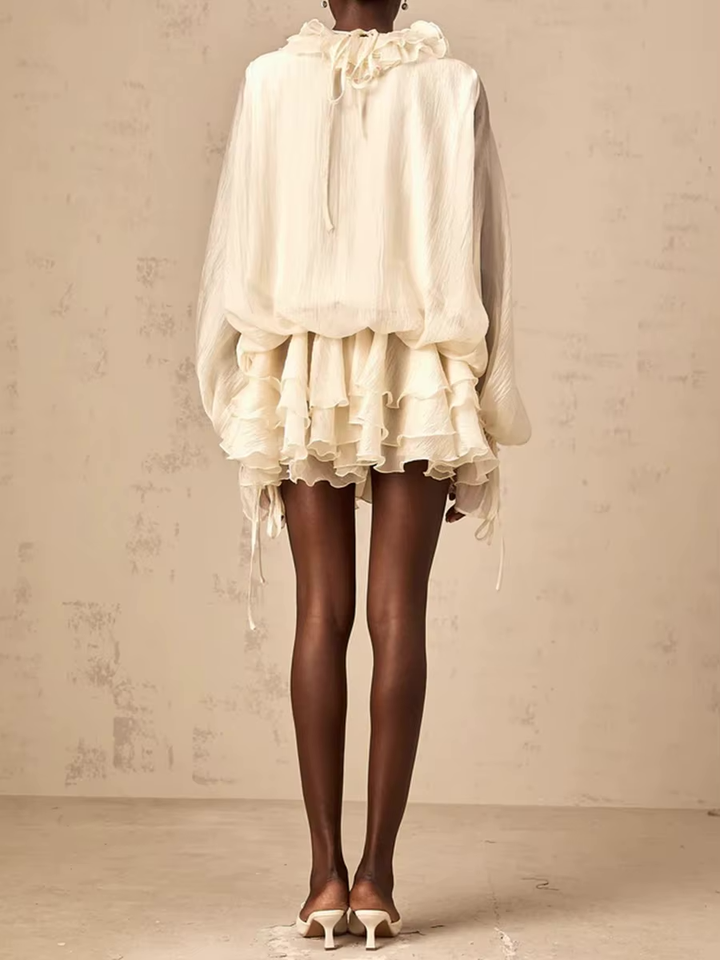 Irina Floral Tiered Mini Dress
