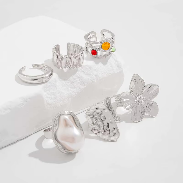Isla 6 Piece Spring Ring Set
