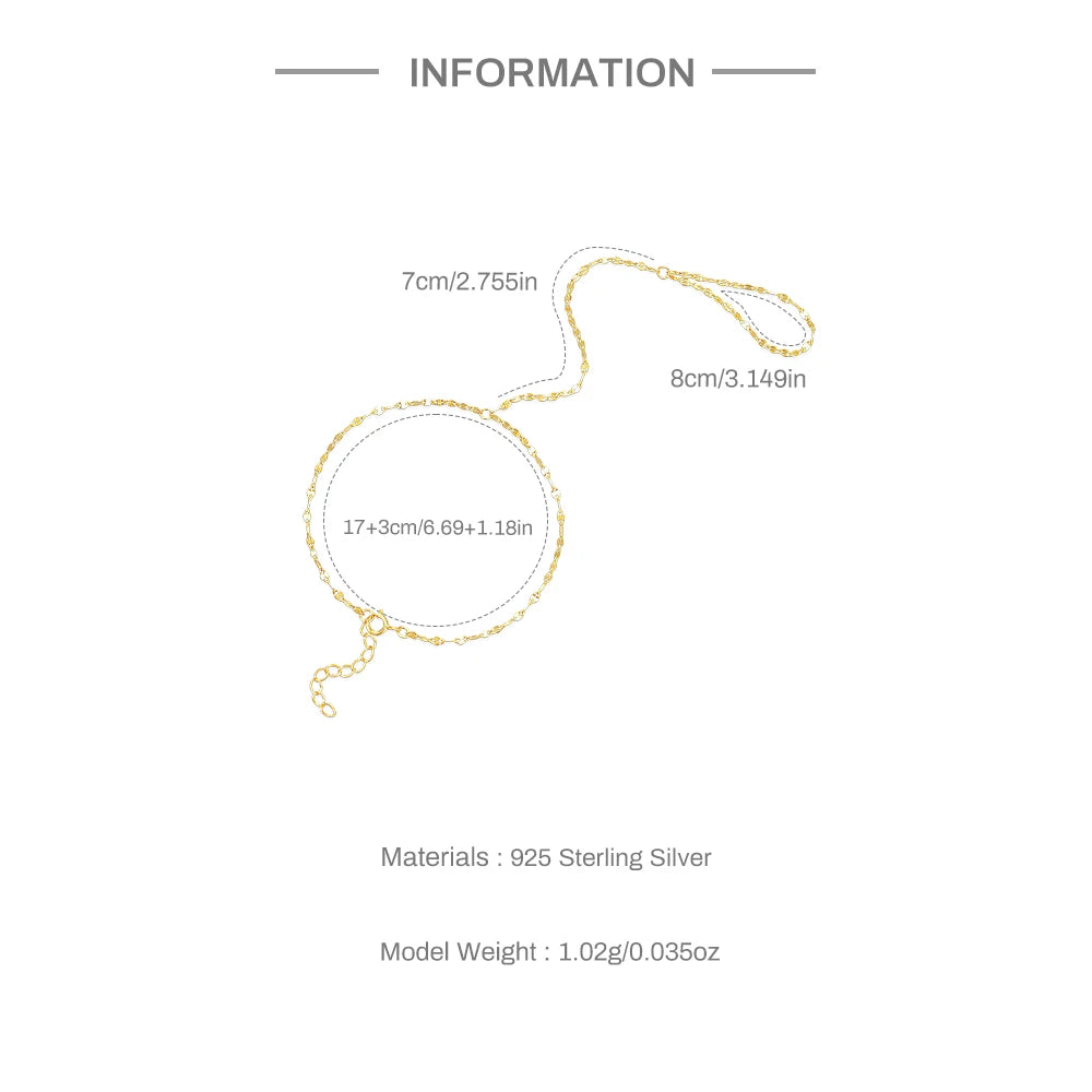 Aurelia Coin Point Hand Chain